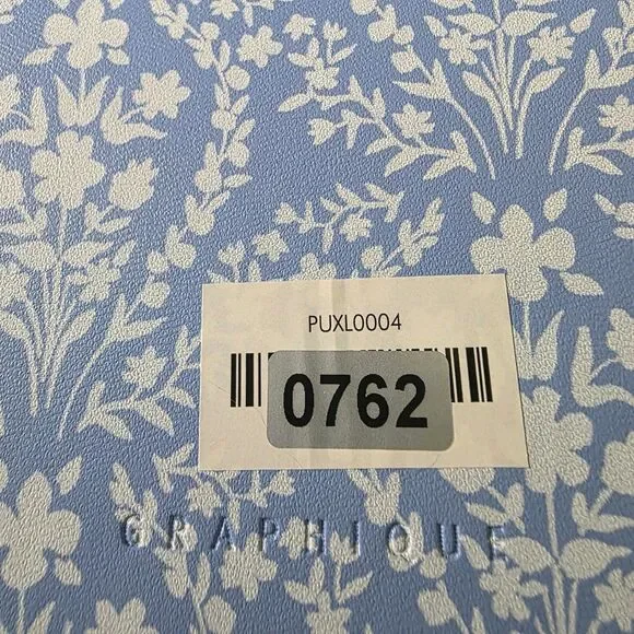 Graphique Notebook Journal Blue Floral Motif Lined Luxury Bound - Picture 11 of 11